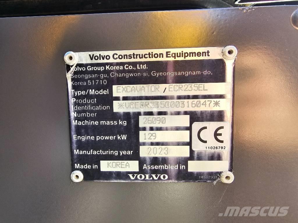 Volvo ECR235EL Гусеничные экскаваторы