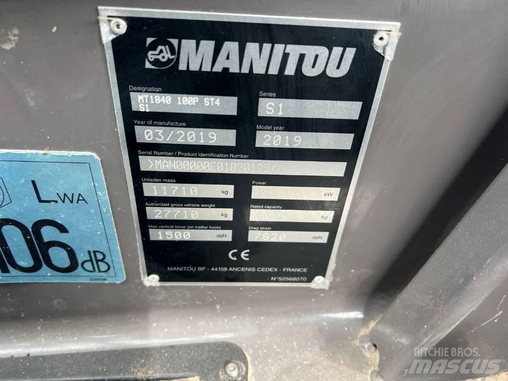 Manitou MT 1840 Телескопические погрузчики
