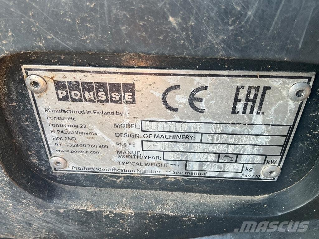 Ponsse BUFFALO AF 8W Форвардеры