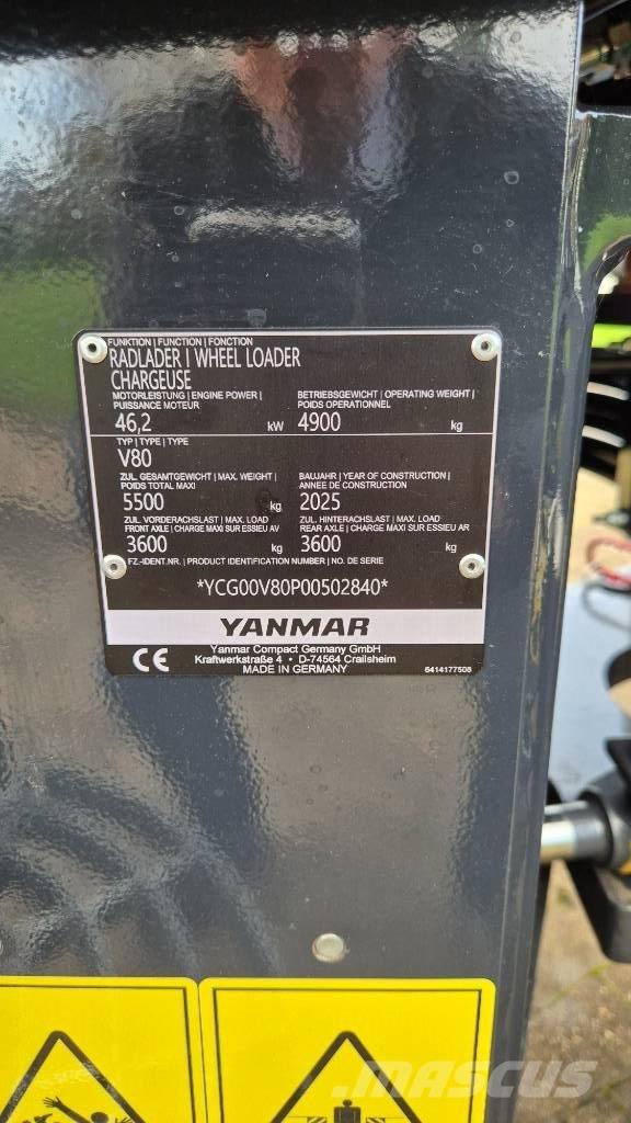 Yanmar V80/5 Фронтальные погрузчики