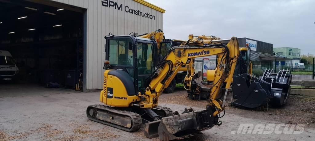 Komatsu PC30MR-5 Мини-экскаваторы