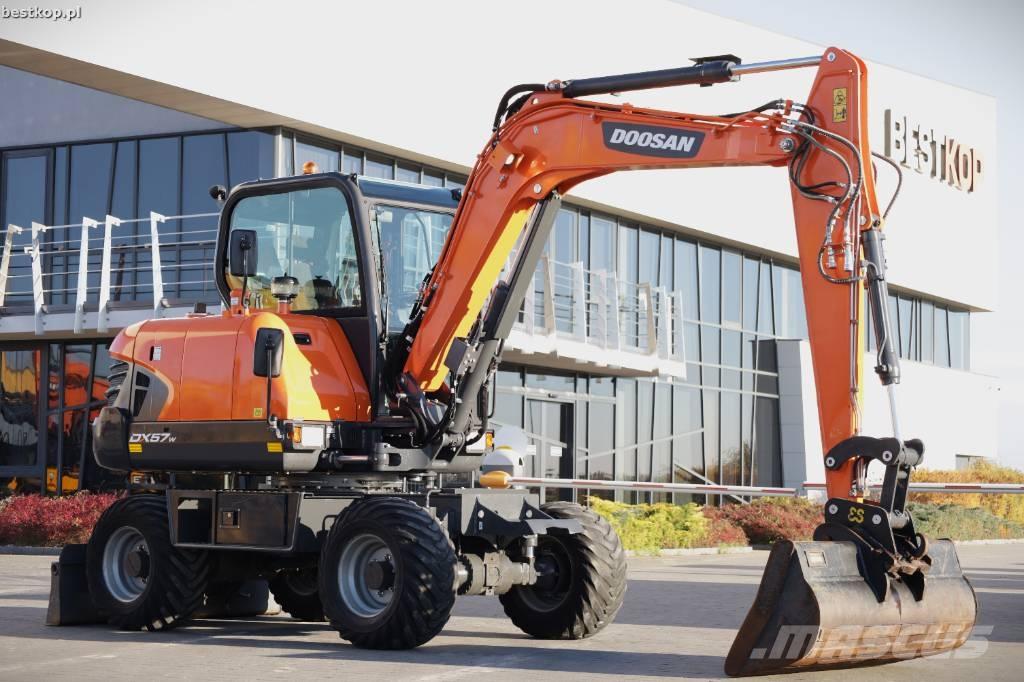 Doosan DX 57 W-5 Колёсные экскаваторы