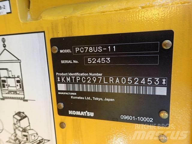 Komatsu PC78US-11 Гусеничные экскаваторы