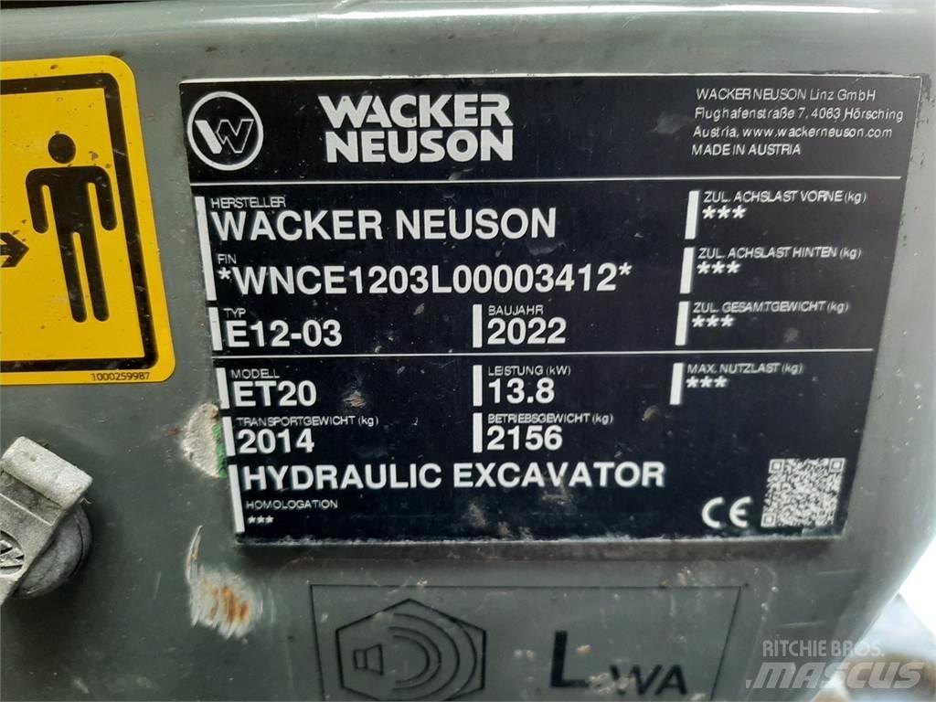 Wacker Neuson ET20 Гусеничные экскаваторы