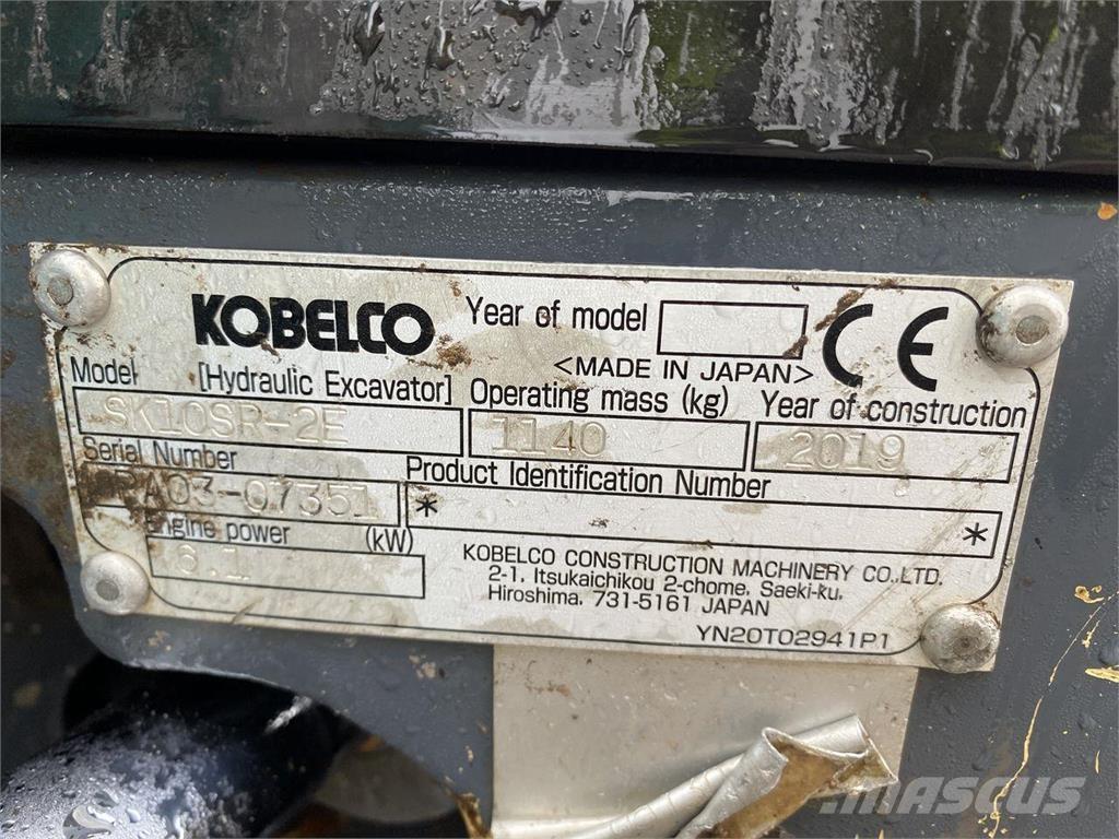 Kobelco SK10SR-2 Колёсные экскаваторы