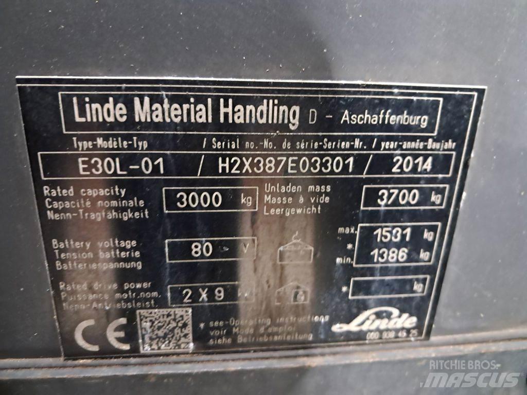 Linde E30L-01 Электропогрузчики