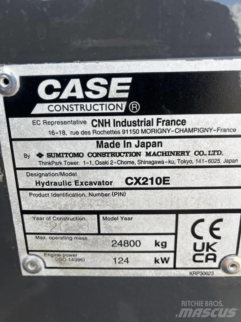 CASE CX 210 E Гусеничные экскаваторы