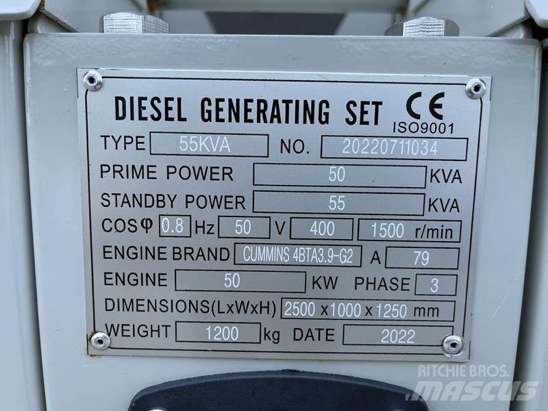 Cummins 55 kVA Дизельные генераторы