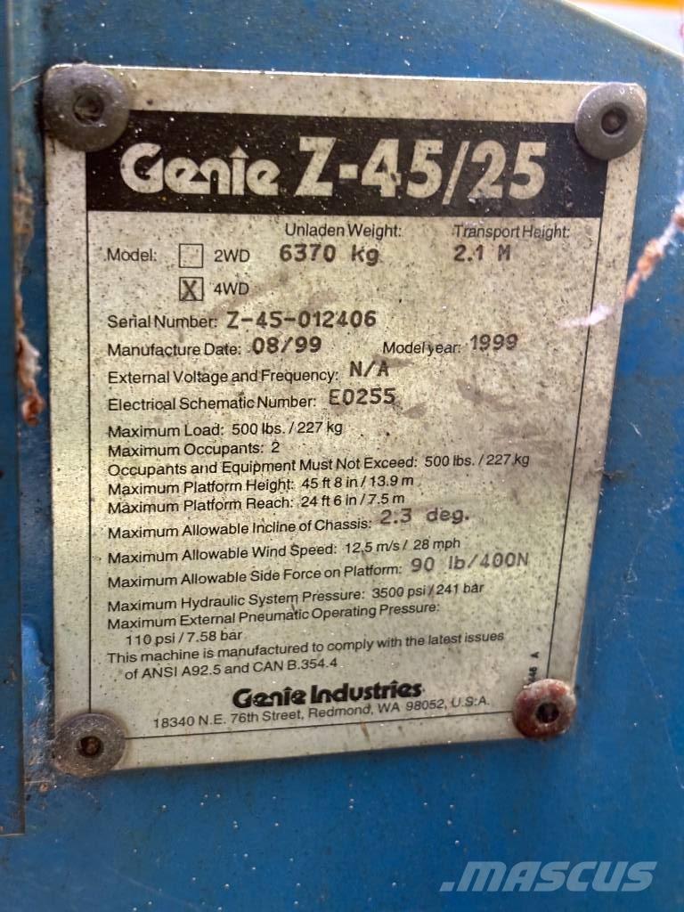 Genie Z 45/25 Коленчатые подъемники