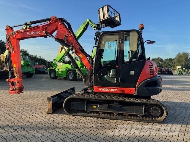 Kubota KX080-4a2 Малые экскаваторы 7т-12т