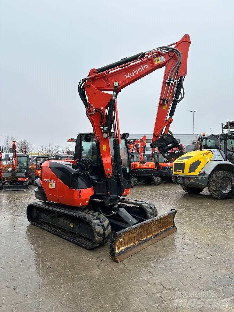 Kubota KX 085-5 2PGL Малые экскаваторы 7т-12т