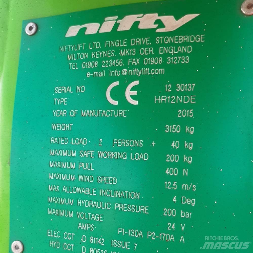 Niftylift HR 12 Коленчатые подъемники