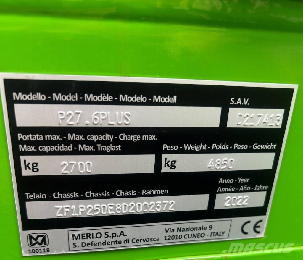 Merlo P 27.6 Plus Телескопические погрузчики