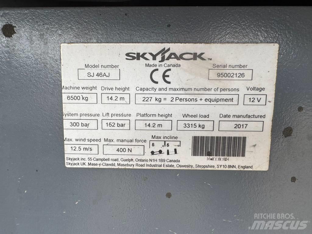 SkyJack SJ 46 AJ Коленчатые подъемники