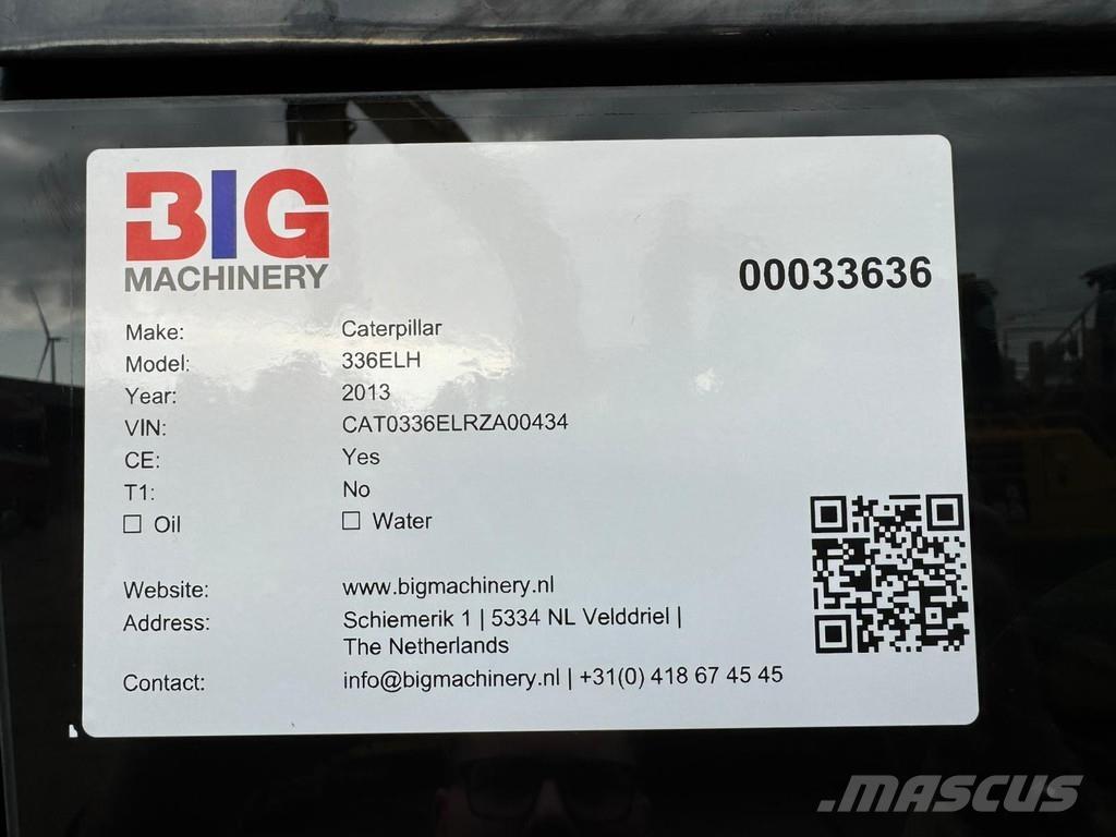 CAT 336ELH Гусеничные экскаваторы