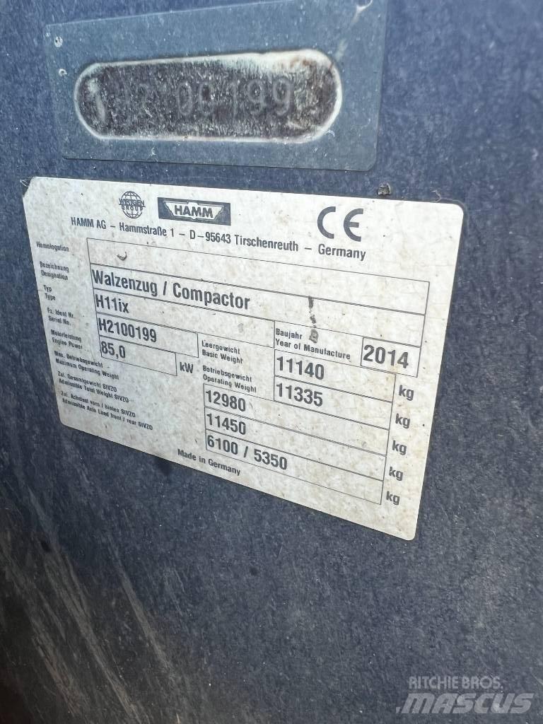 Hamm H11IX Уплотнители грунта