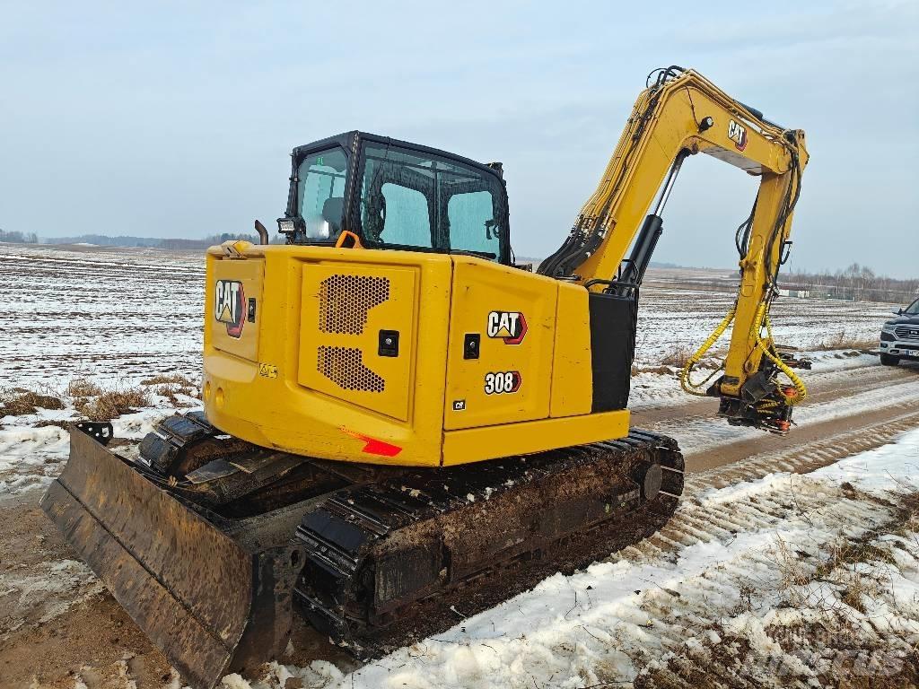 CAT 308  CR Малые экскаваторы 7т-12т