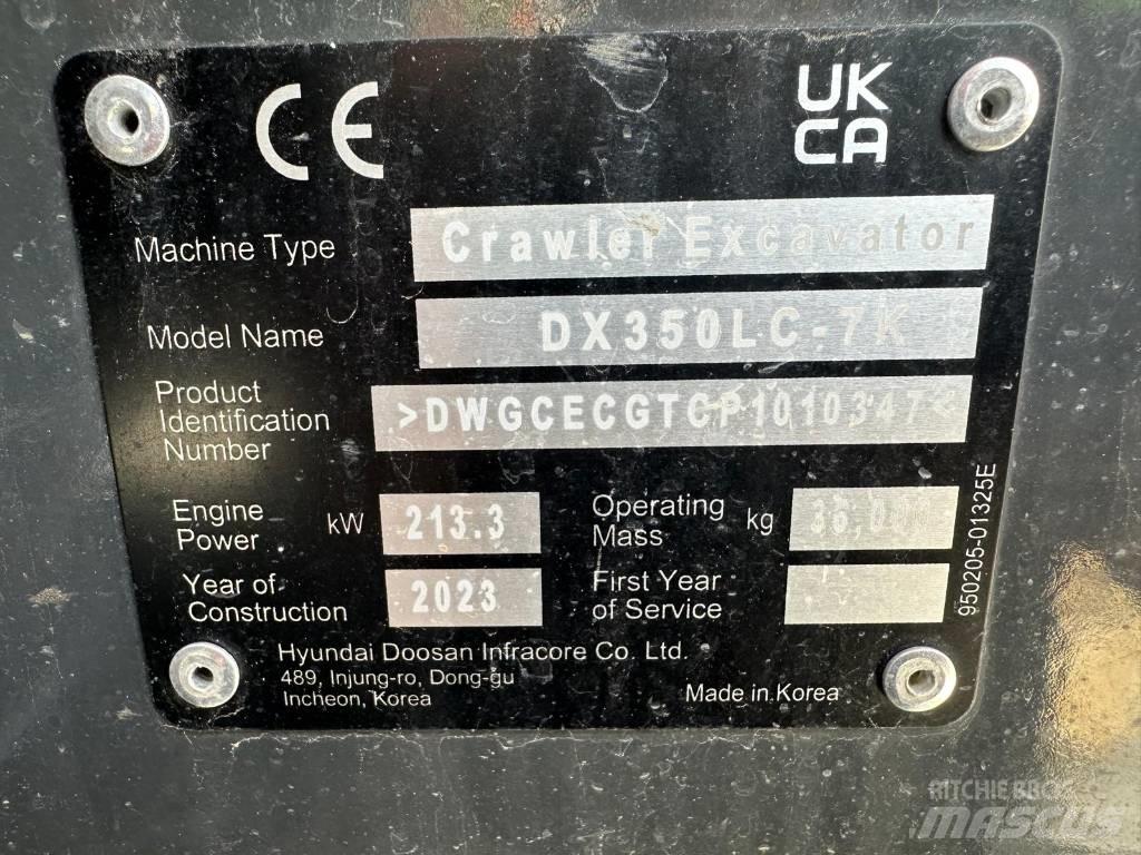 Doosan DX 350 NLC-7 Гусеничные экскаваторы
