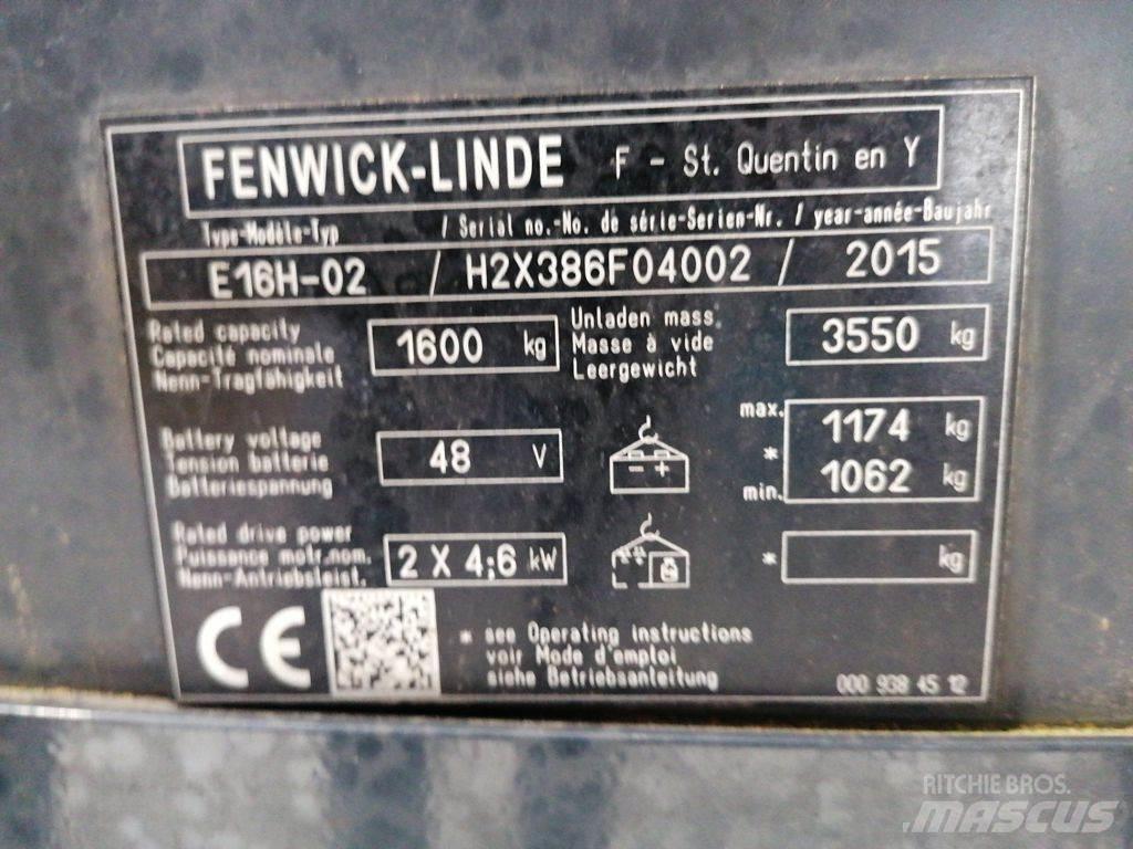 Linde E16H-02 Электропогрузчики