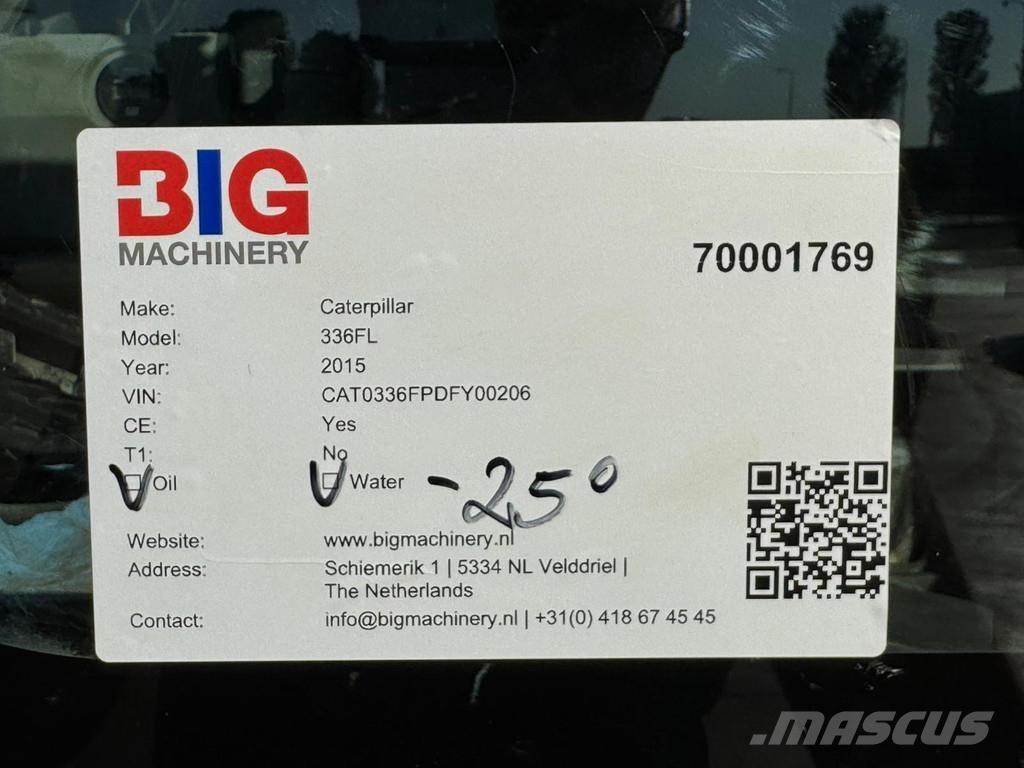 CAT 336FL XE Гусеничные экскаваторы