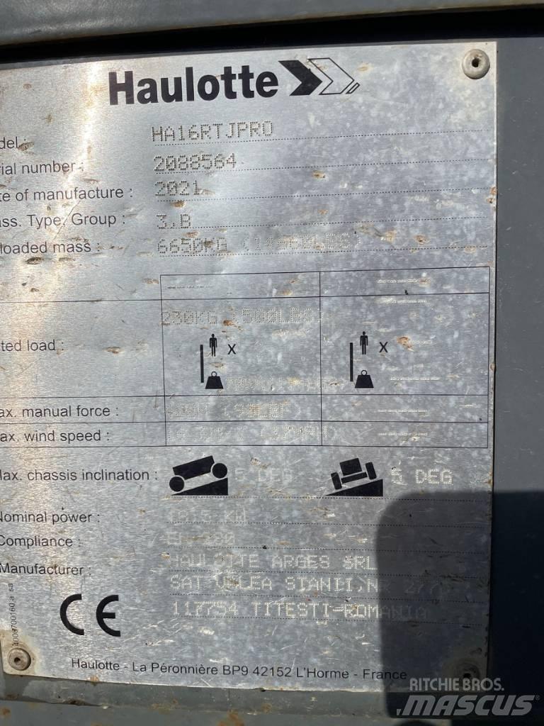 Haulotte HA16RTJ PRO Компактные самоходные стреловые подъемники