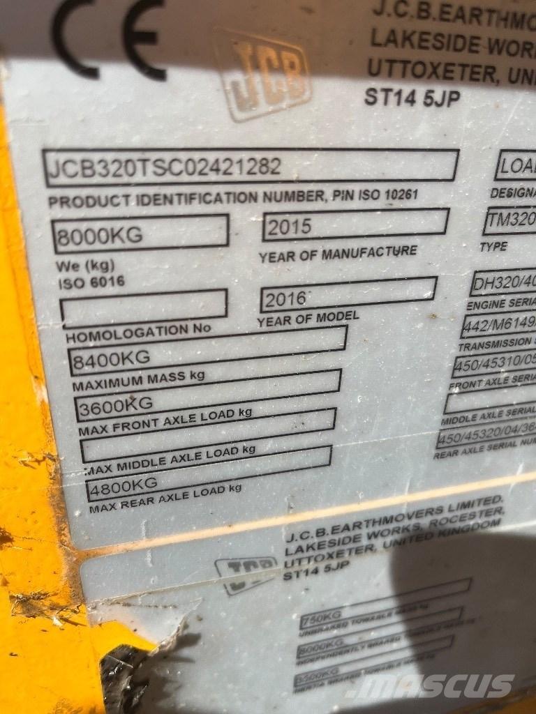 JCB TM 320 S Сельскохозяйственные телескопические погрузчики