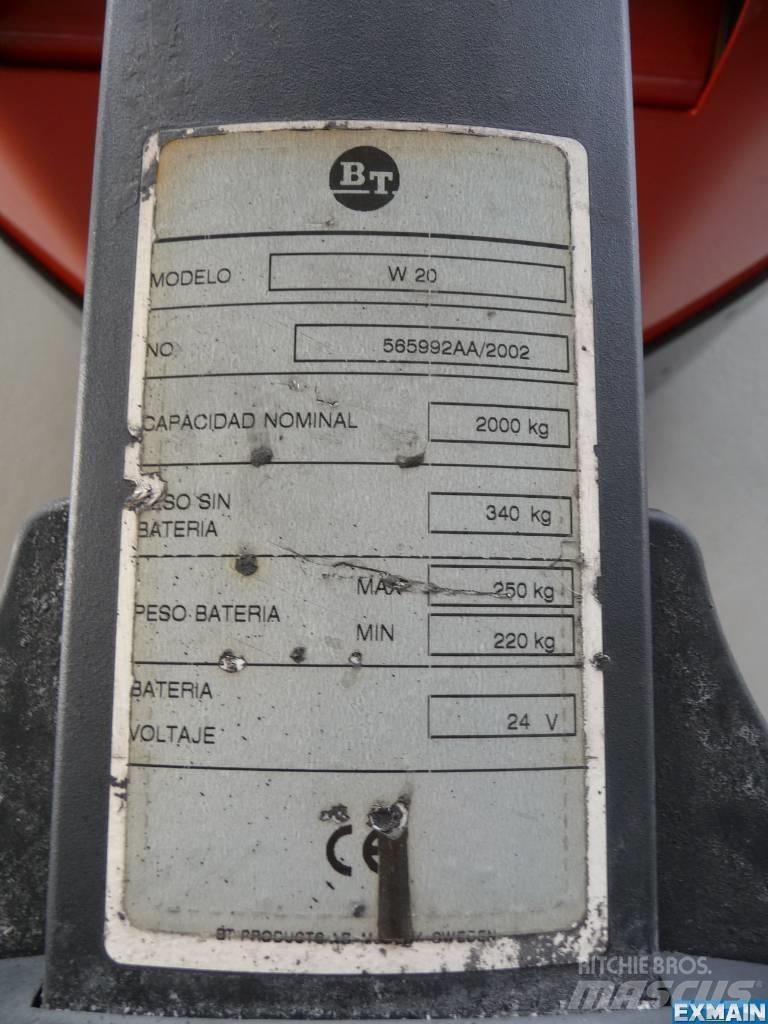 BT W 20 Ручные электрические тележки
