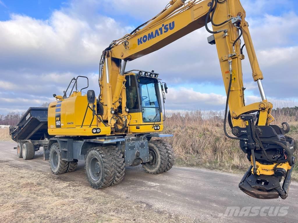 Komatsu PW 160 Колёсные экскаваторы
