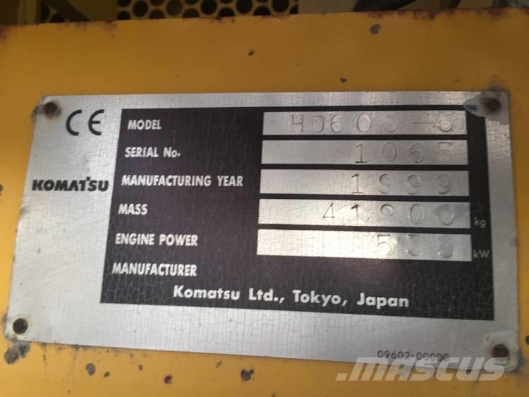 Komatsu HD 605-5 Карьерные самосвалы