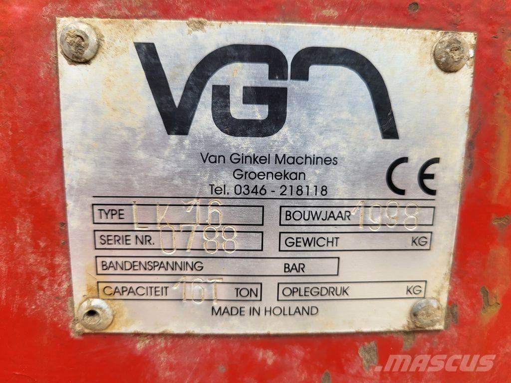 VGM LK16 Тракторные самосвальные прицепы