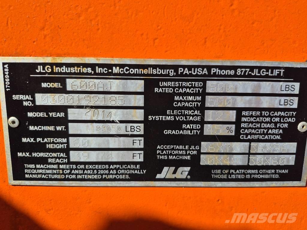 JLG 600 AJ Коленчатые подъемники