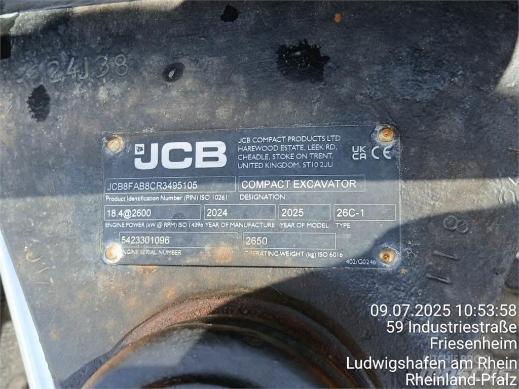 JCB 26C-1 Мини-экскаваторы