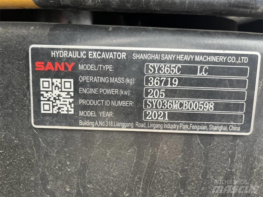 Sany SY365C Гусеничные экскаваторы