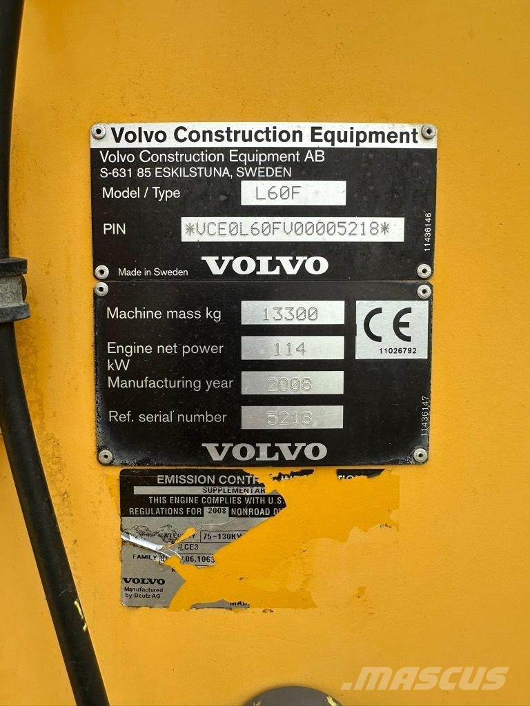 Volvo L60F Фронтальные погрузчики