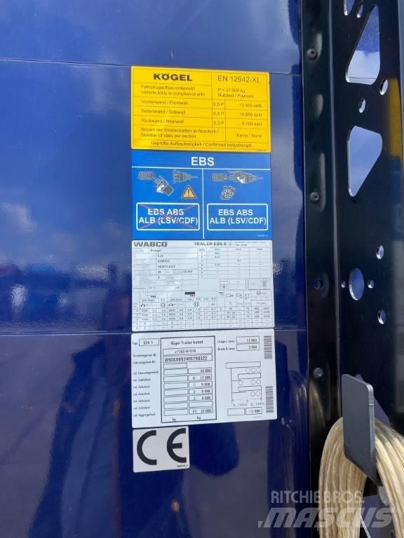 Kögel S 24 Тентованные полуприцепы