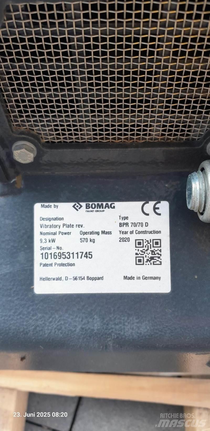 Bomag BPR 70/70 DE Виброплиты и вибротрамбовки