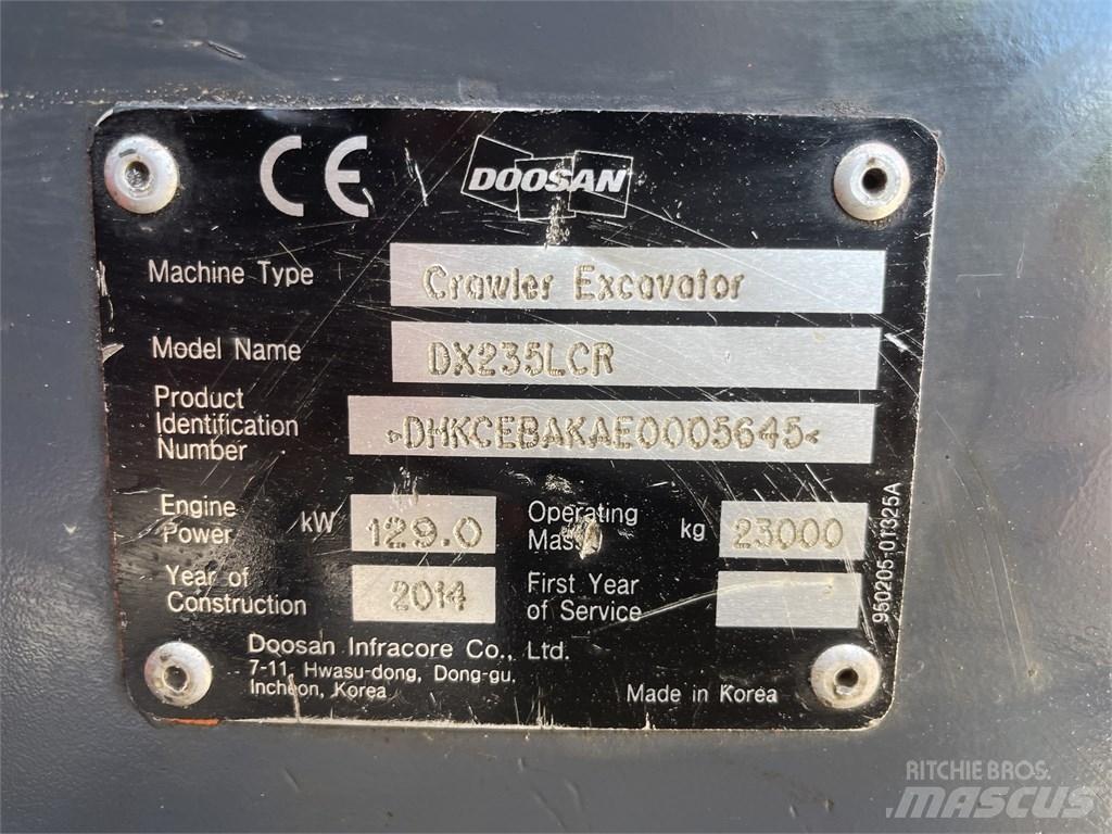 Doosan DX 235 LCR Гусеничные экскаваторы
