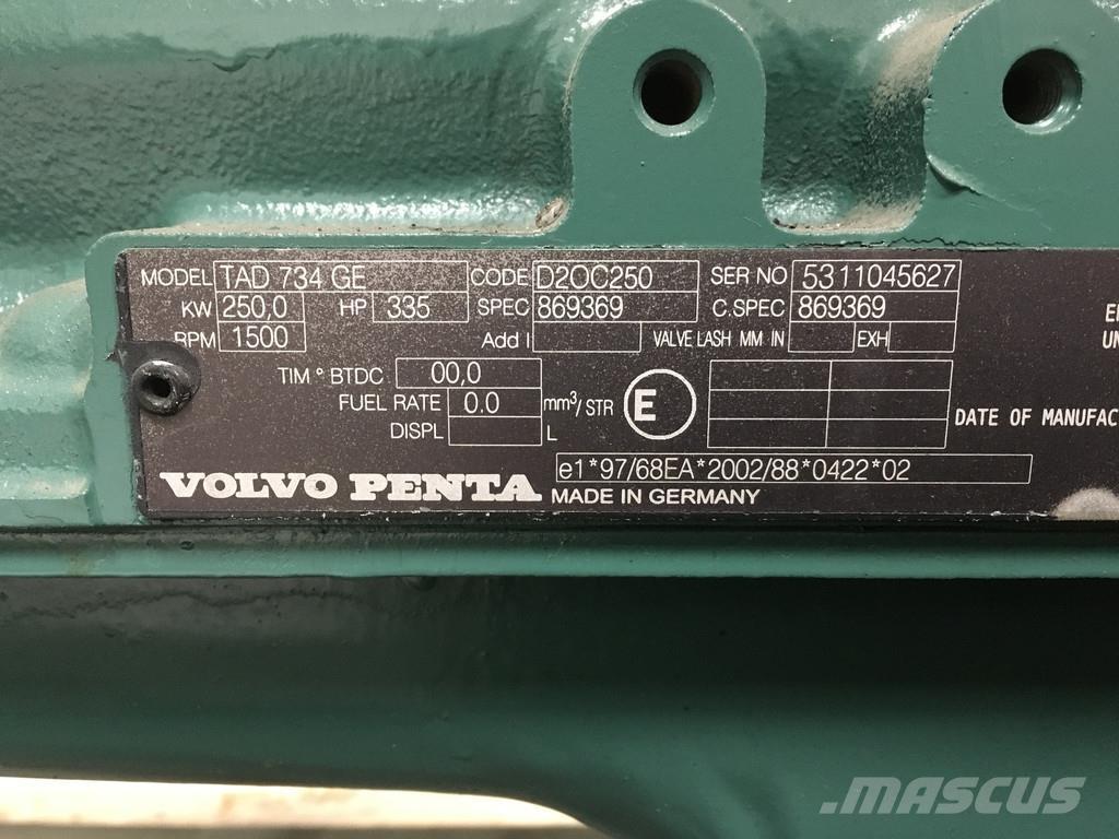 Volvo TAD734GE NEW Двигатели