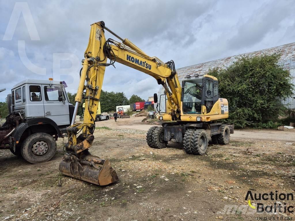 Komatsu PW160-7 Колёсные экскаваторы