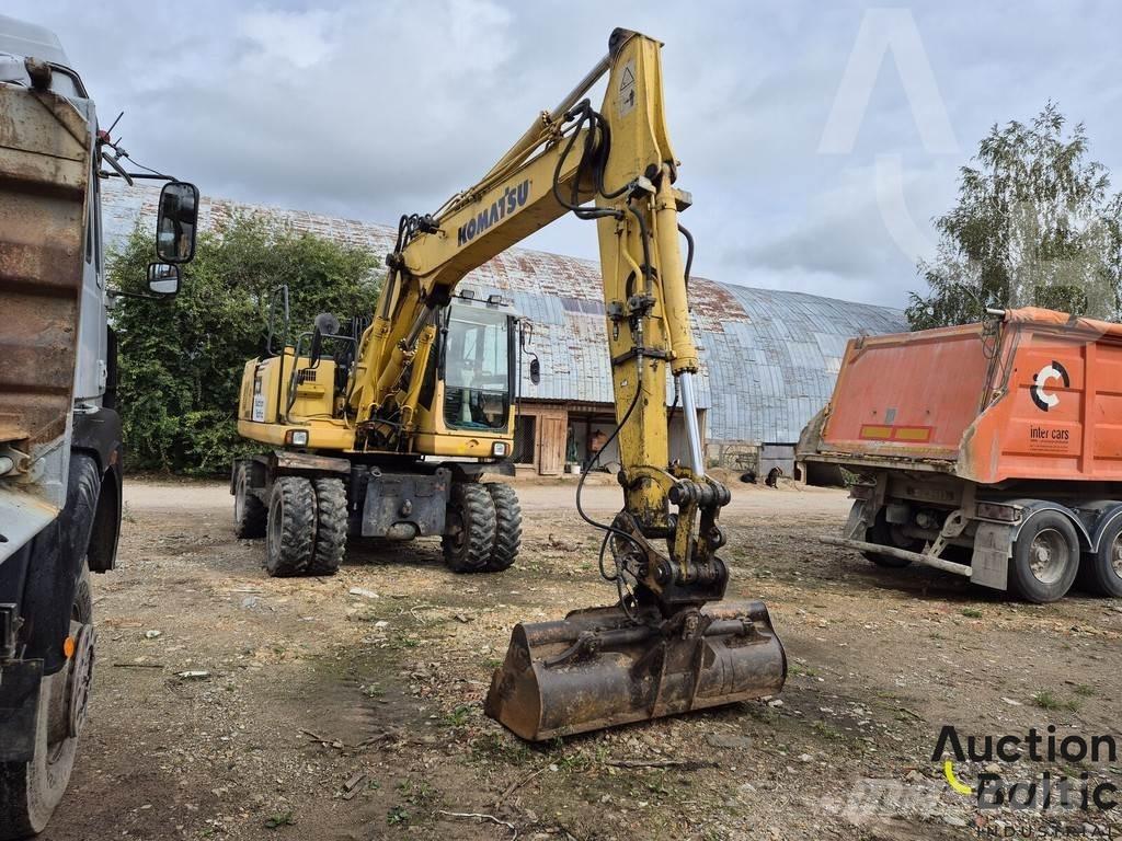 Komatsu PW160-7 Колёсные экскаваторы