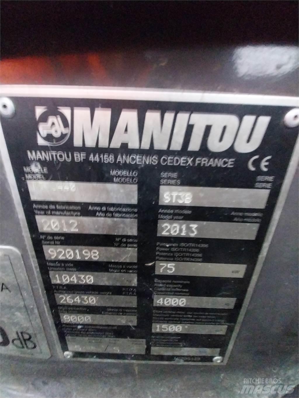 Manitou MT1440 Телескопические погрузчики