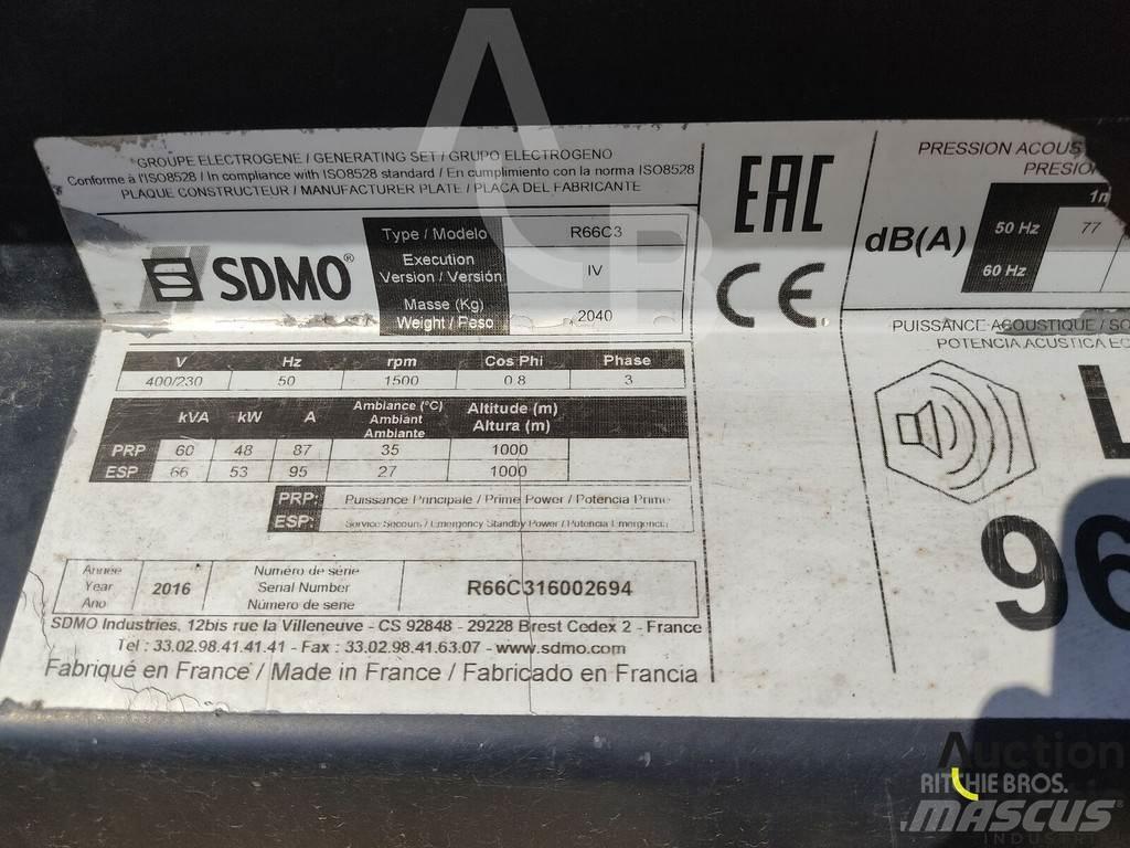 Sdmo R66C3 Дизельные генераторы