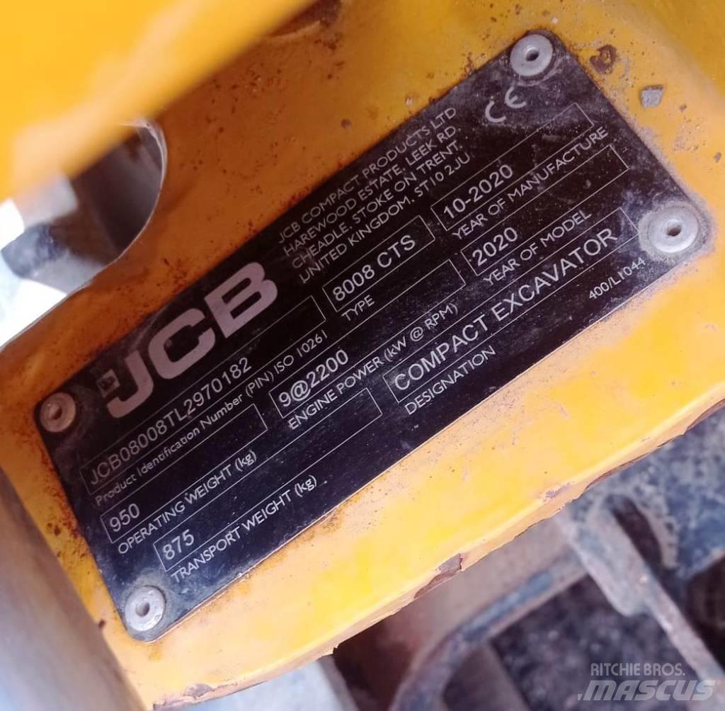 JCB 8008 CTS Мини-экскаваторы