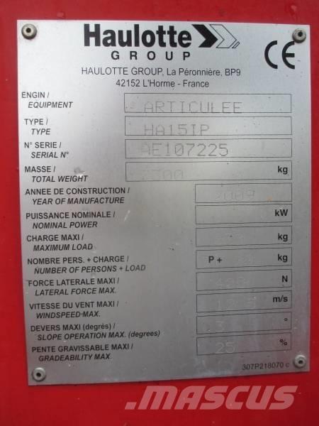Haulotte HA 15 IP Коленчатые подъемники