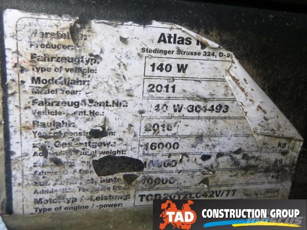 Atlas 140 W Колёсные экскаваторы