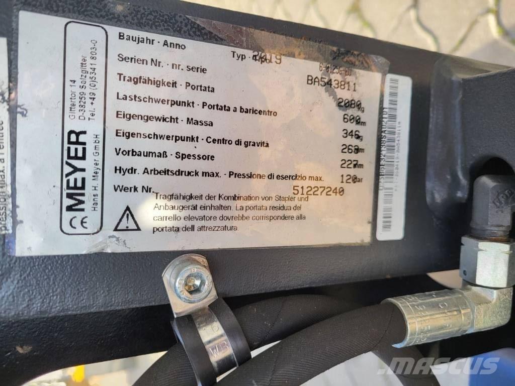 Meyer 6-0125G-EU Запчасти для складской техники