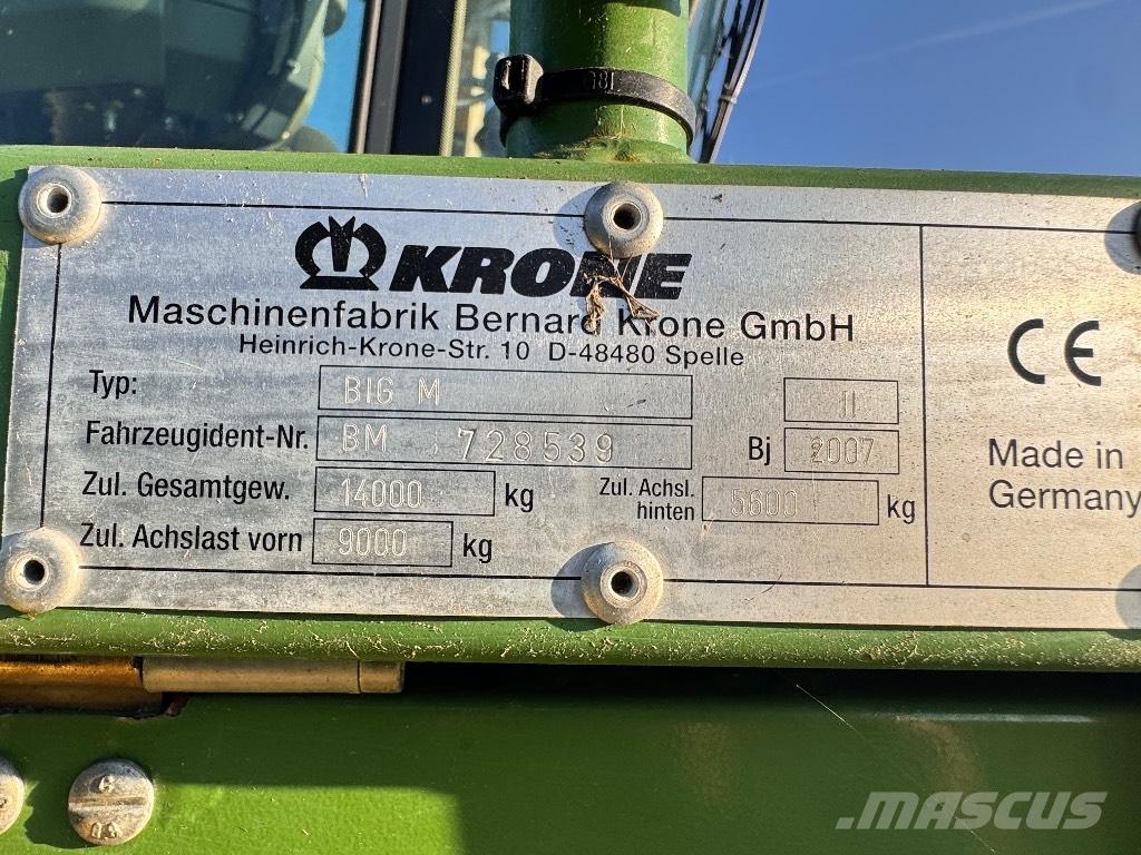 Krone Big M II Роторные косилки