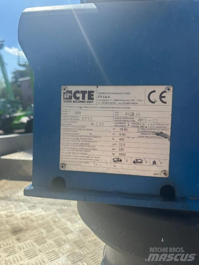 CTE ZED 21.2 JH Автовышки