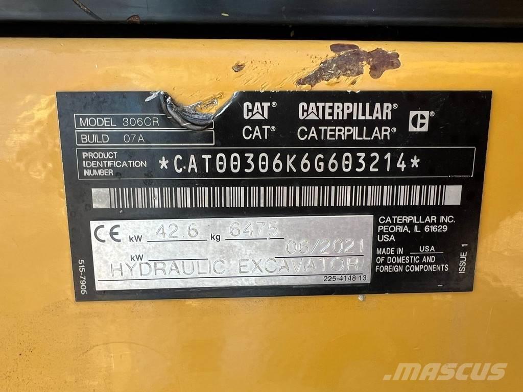 CAT 306CR Мини-экскаваторы