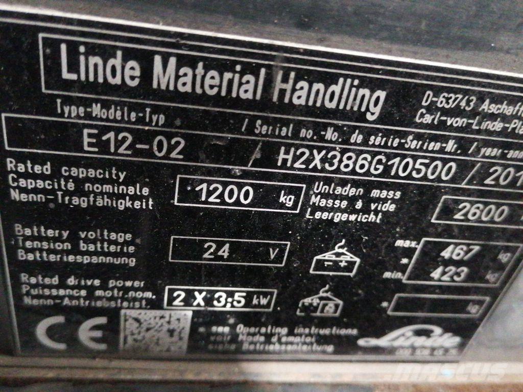 Linde E12-02 Электропогрузчики